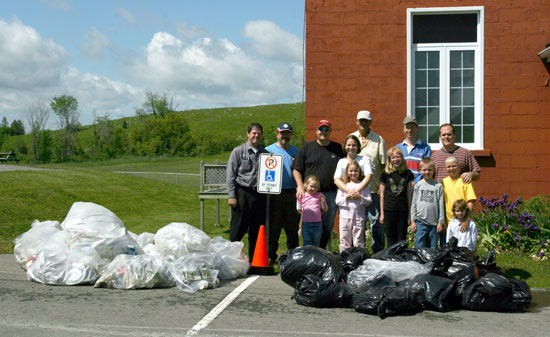 road cleanup